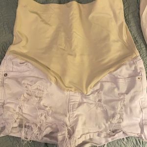 Maternity shorts